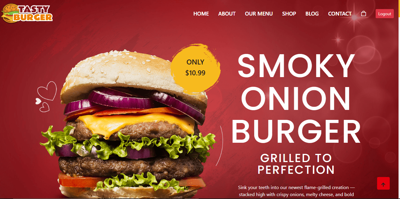 Food Ordering System screenshot